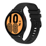22mm Wavy Dot Pattern Solid Color Silicone Watch Band, For Samsung Galaxy Watch3 45mm, For Samsung Galaxy Watch 46mm, For Samsung Gear S3 Classic, For Samsung Gear S3 Frontier