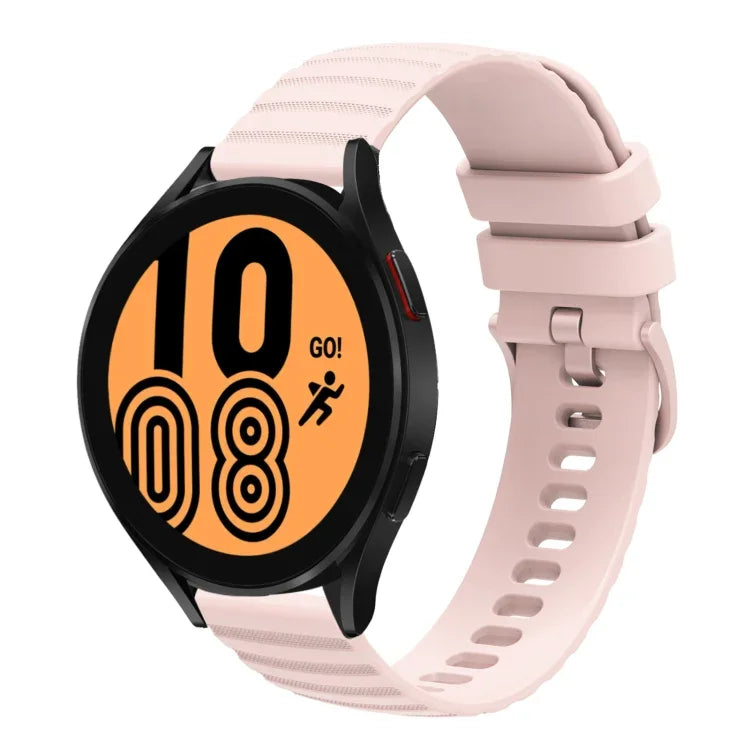 22mm Wavy Dot Pattern Solid Color Silicone Watch Band, For Samsung Galaxy Watch3 45mm, For Samsung Galaxy Watch 46mm, For Samsung Gear S3 Classic, For Samsung Gear S3 Frontier