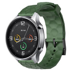 22mm Football Pattern Solid Color Silicone Watch Band, For Xiaomi MI Watch Color