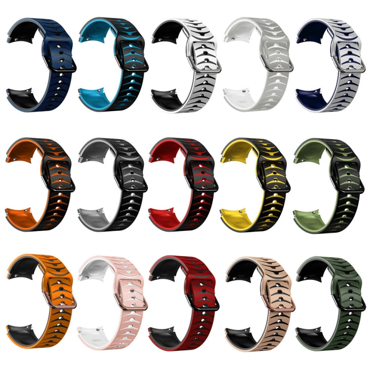 Curved Texture Silicone Watch Band, For Samsung Galaxy Watch 5 44mm, For Samsung Galaxy Watch 5 40mm, For Samsung Galaxy Watch 5 Pro 45mm
