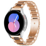 Interbead Resin Metal Watch Band, For Galaxy Watch 5 40 / 44mm, For Galaxy Watch 5 Pro 45mm, For Galaxy Watch 4 40 / 44mm