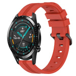 20mm Concave Striped Slicone Watch Band, For Huawei Watch GT3 Pro 43mm, For Huawei Watch GT3 42mm, For Huawei Watch GT2 42mm, For Huawei Watch 2
