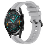 20mm Concave Striped Slicone Watch Band, For Huawei Watch GT3 Pro 43mm, For Huawei Watch GT3 42mm, For Huawei Watch GT2 42mm, For Huawei Watch 2