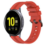 20mm Concave Striped Slicone Watch Band, For Samsung Galaxy Watch Active 2 40mm, For Samsung Galaxy Watch Active 2 44mm, For Samsung Galaxy Watch 42mm, For Samsung Galaxy Watch 6 44mm