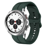 20mm Loop Silicone Watch Band, For Samsung Galaxy Watch4 44mm, For Samsung Galaxy Watch4 40mm, For Samsung  Galaxy Watch 4 Classic 42mm, For Samsung  Galaxy Watch 4 Classic 46mm