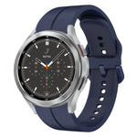 20mm Loop Silicone Watch Band, For Samsung Galaxy Watch4 44mm, For Samsung Galaxy Watch4 40mm, For Samsung  Galaxy Watch 4 Classic 42mm, For Samsung  Galaxy Watch 4 Classic 46mm