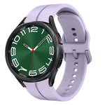 20mm Loop Silicone Watch Band, For Samsung Galaxy Watch 6 40mm, For Samsung Galaxy Watch 6 Classic 43mm