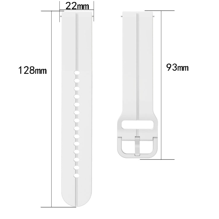 22mm Loop Silicone Watch Band, For Honor Watch GS Pro, For Honor Magic Watch 2 46mm, For Honor Watch Dream