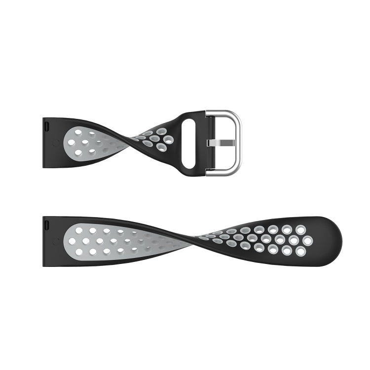 20mm Perforated Breathable Sports Silicone Watch Band, For Amazfit GTS 4, For Amazfit GTS 3, For Amazfit GTS 2E