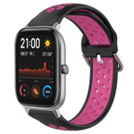 20mm Perforated Breathable Sports Silicone Watch Band, For Amazfit GTS 2 Mini, For Amazfit GTS 2, For Amazfit GTS