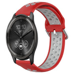20mm Perforated Breathable Sports Silicone Watch Band, For Garmin Vivomove Trend, For Garmin Vivomove Sport, For Garmin Vivoactive3