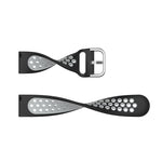 20mm Perforated Breathable Sports Silicone Watch Band, For Garmin Vivomove Trend, For Garmin Vivomove Sport, For Garmin Vivoactive3