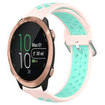 20mm Perforated Breathable Sports Silicone Watch Band, For Garmin Forerunner 645 Music, For Garmin Forerunner Sq2, For Garmin Forerunner Sq2 Music