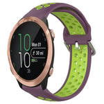 20mm Perforated Breathable Sports Silicone Watch Band, For Garmin Forerunner 645 Music, For Garmin Forerunner Sq2, For Garmin Forerunner Sq2 Music