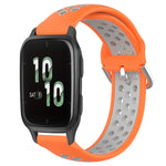20mm Perforated Breathable Sports Silicone Watch Band, For Garmin Forerunner 645 Music, For Garmin Forerunner Sq2, For Garmin Forerunner Sq2 Music