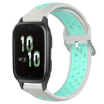 20mm Perforated Breathable Sports Silicone Watch Band, For Garmin Forerunner 645 Music, For Garmin Forerunner Sq2, For Garmin Forerunner Sq2 Music