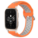 20mm Perforated Breathable Sports Silicone Watch Band, For Garmin Forerunner 645 Music, For Garmin Forerunner Sq2, For Garmin Forerunner Sq2 Music