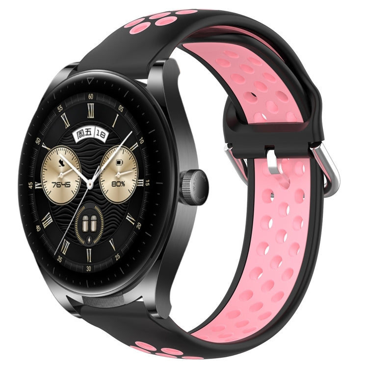 22mm Perforated Breathable Sports Silicone Watch Band, For Huawei Watch GT3 SE, For Huawei Watch GT3 Pro 46mm, For Huawei Watch Buds