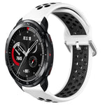 22mm Perforated Breathable Sports Silicone Watch Band, For Honor Watch GS Pro, For Honor Magic Watch 2 46mm, For Honor Watch Dream