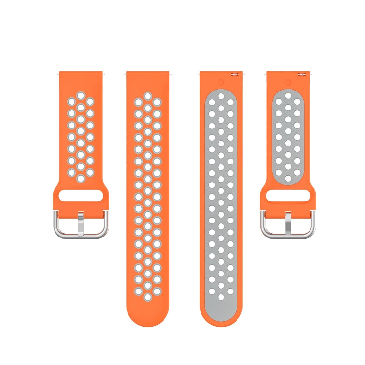 22mm Perforated Breathable Sports Silicone Watch Band, For Honor Watch GS Pro, For Honor Magic Watch 2 46mm, For Honor Watch Dream