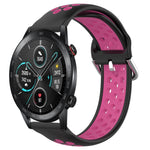 22mm Perforated Breathable Sports Silicone Watch Band, For Honor Watch GS Pro, For Honor Magic Watch 2 46mm, For Honor Watch Dream