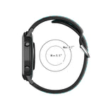 22mm Perforated Breathable Sports Silicone Watch Band, For Xiaomi Watch S2 42mm, For Xiaomi Watch S2 46mm, For Xiaomi MI Watch S1