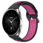 22mm Perforated Breathable Sports Silicone Watch Band, For Xiaomi Watch S2 42mm, For Xiaomi Watch S2 46mm, For Xiaomi MI Watch S1