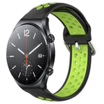 22mm Perforated Breathable Sports Silicone Watch Band, For Xiaomi Watch S2 42mm, For Xiaomi Watch S2 46mm, For Xiaomi MI Watch S1