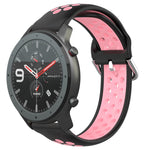 22mm Perforated Breathable Sports Silicone Watch Band, For Amazfit 3, For Amazfit GTR 47mm