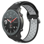 22mm Perforated Breathable Sports Silicone Watch Band, For Amazfit 3, For Amazfit GTR 47mm