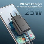 TA800 PD / PPS 25W Type-C Port Charger for Samsung, US Plug, US Plug