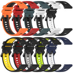 22mm Sports Two-Color Silicone Watch Band, For Garmin Vivoactive 4