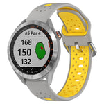 20mm Breathable Two-Color Silicone Watch Band, For Garmin Vivoactive3 Music, For Garmin Venu 2 Plus, For Garmin Approach S40
