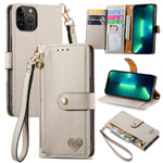 Love Zipper Lanyard Leather Phone Case, For iPhone 14 Pro Max, For iPhone 7 / 8 / SE 2022, For iPhone 13 Pro Max, For iPhone 13 Pro, For iPhone 13, For iPhone 12 / 12 Pro, For iPhone 12 Pro Max, For iPhone 11 Pro Max