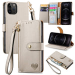 Love Zipper Lanyard Leather Phone Case, For iPhone 14 Pro Max, For iPhone 7 / 8 / SE 2022, For iPhone 13 Pro Max, For iPhone 13 Pro, For iPhone 13, For iPhone 12 / 12 Pro, For iPhone 12 Pro Max, For iPhone 11 Pro Max