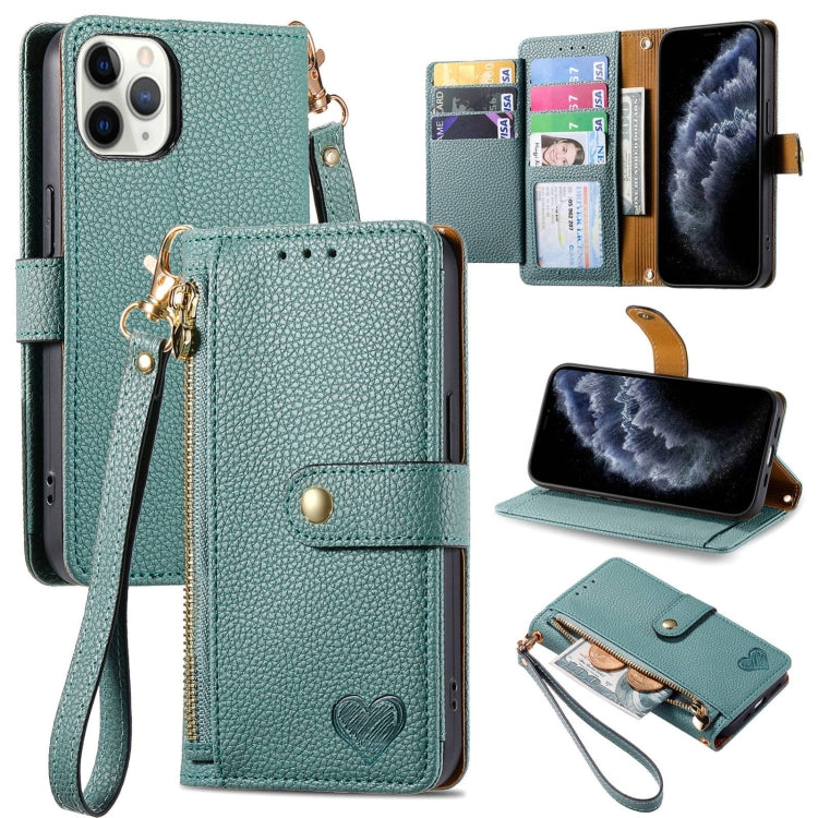 Love Zipper Lanyard Leather Phone Case, For iPhone 14 Pro Max, For iPhone 7 / 8 / SE 2022, For iPhone 13 Pro Max, For iPhone 13 Pro, For iPhone 13, For iPhone 12 / 12 Pro, For iPhone 12 Pro Max, For iPhone 11 Pro Max