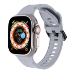 Ripple Silicone Sports Watch Band, For Apple Watch 7 45mm, For Apple Watch SE 44mm, For Apple Watch 6 44mm