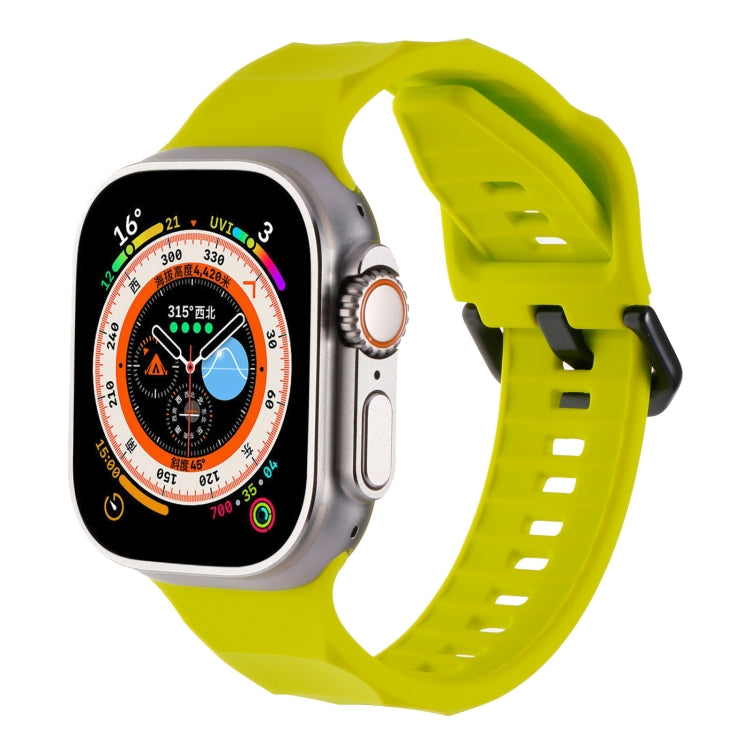 Ripple Silicone Sports Watch Band, For Apple Watch 5 44mm, For Apple Watch 4 44mm, For Apple Watch 3 42mm