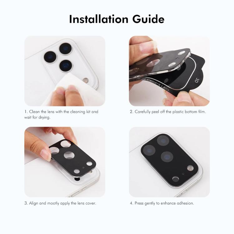 ENKAY Hat-Prince 9H Rear Camera Lens Tempered Glass Film, For iPhone 17 Pro Max, For iPhone 17 Pro, For iPhone 17, For iPhone Air, For iPhone 16 Pro / 16 Pro Max, For iPhone 16 / 16 Plus, For iPhone 15 Pro / 15 Pro Max, For iPhone 15 / 15 Plus