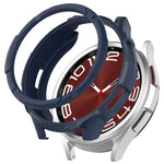 Rotating Ring  + TPU Armor Watch Protective Case, For Samsung Galaxy Watch 6 Classic 47mm, For Samsung Galaxy Watch 6 Classic 43mm