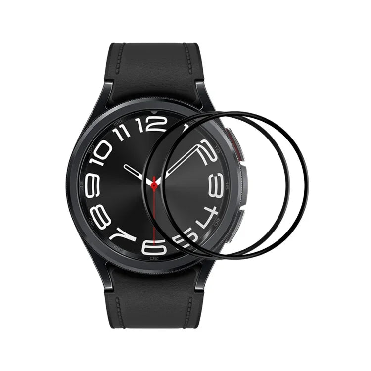 2pcs ENKAY 3D Full Coverage Soft PC Edge PMMA HD Screen Film, For Samsung Galaxy Watch Ultra 47mm / Ultra 2025, For Samsung Galaxy Watch8 Classic 46mm, For Samsung Galaxy Watch8 44mm, For Samsung Galaxy Watch8 40mm                                      ...