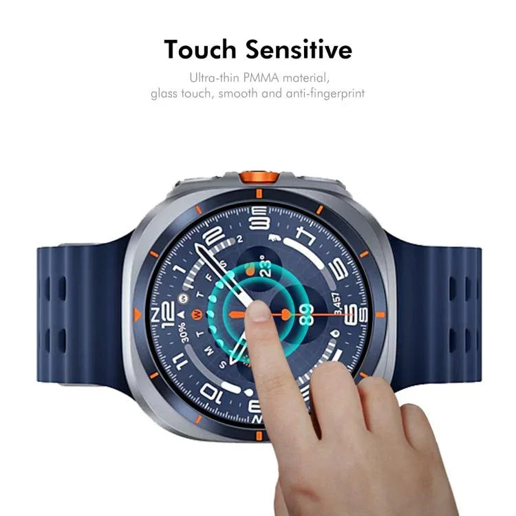 5pcs ENKAY 3D Full Coverage Soft PC Edge PMMA HD Screen Film, For Samsung Galaxy Watch Ultra 47mm / Ultra 2025, For Samsung Galaxy Watch8 Classic 46mm, For Samsung Galaxy Watch8 44mm, For Samsung Galaxy Watch8 40mm                                      ...