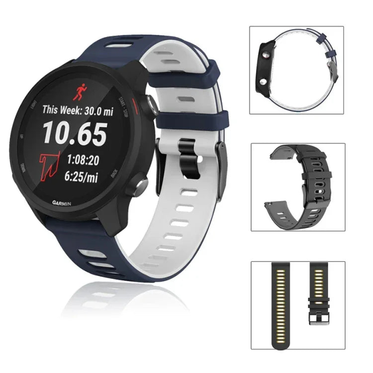 20mm Two-color Silicone Watch Band, For Samsung Galaxy Watch 5  40mm