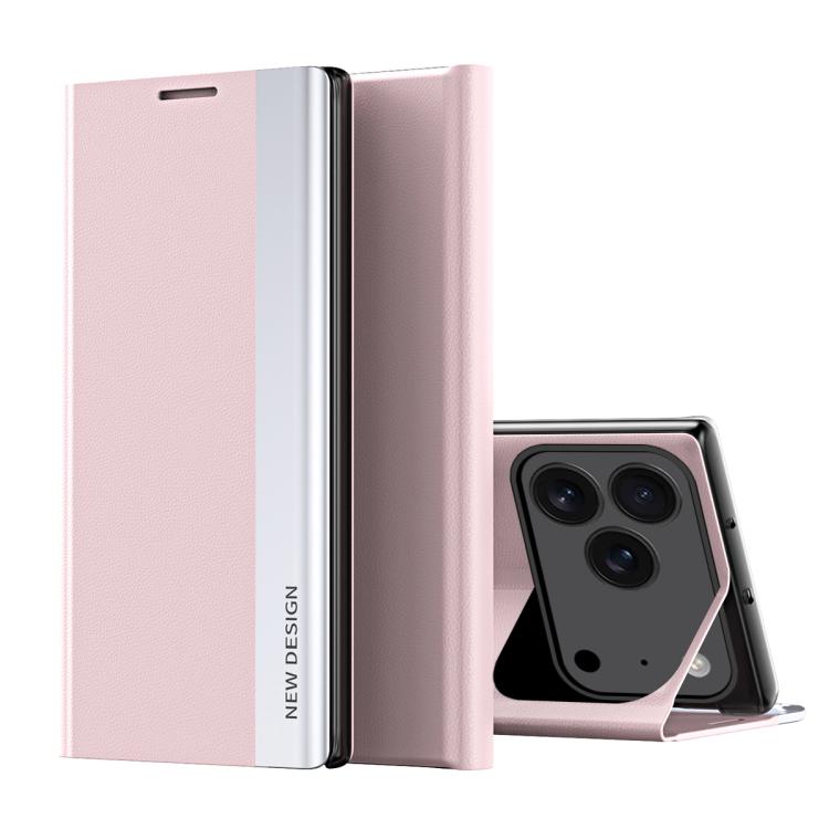 Side Electroplated Adsorption Leather Phone Case, For iPhone 17e / 16e, For iPhone 17 Pro Max, For iPhone 17 Pro, For iPhone 17, For iPhone Air, For iPhone 16 Pro Max