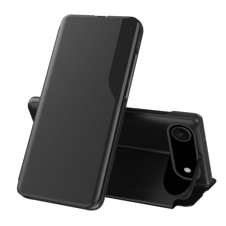 Side Display Flip Leather Phone Case, For iPhone 17e / 16e, For iPhone 17 Pro Max, For iPhone 17 Pro, For iPhone 17, For iPhone Air, For iPhone 16 Pro Max, For iPhone 16 Pro, For iPhone 16 Plus