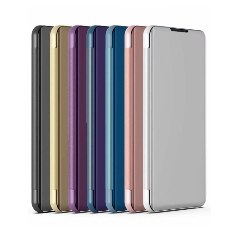 Plated Mirror Horizontal Flip Leather Phone Case with Holder, For iPhone 17e / 16e, For iPhone 17 Pro Max, For iPhone 17 Pro, For iPhone 17, For iPhone Air, For iPhone 16 Pro Max