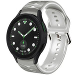 Curved Texture Silicone Watch Band, For Samsung Galaxy Watch 6 Classic 43mm, For Samsung Galaxy watch 5 Pro Golf Edition, For Samsung Galaxy watch 5 Golf Edition