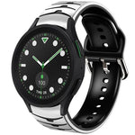 Curved Texture Silicone Watch Band, For Samsung Galaxy Watch 6 Classic 43mm, For Samsung Galaxy watch 5 Pro Golf Edition, For Samsung Galaxy watch 5 Golf Edition