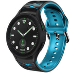 Curved Texture Silicone Watch Band, For Samsung Galaxy Watch 6 Classic 43mm, For Samsung Galaxy watch 5 Pro Golf Edition, For Samsung Galaxy watch 5 Golf Edition