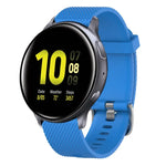 20mm Diamond Textured Silicone Watch Band, For Samsung  Galaxy Watch 4 Classic 42mm, For Samsung Galaxy Watch Active 2 44mm, For Samsung Galaxy Watch Active 2 40mm, For Samsung Galaxy Watch 42mm